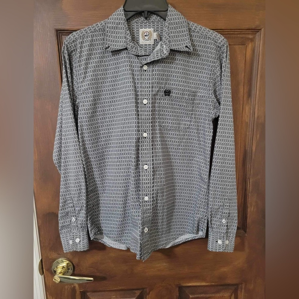 Cinch Long sleeve button up youth L (12)